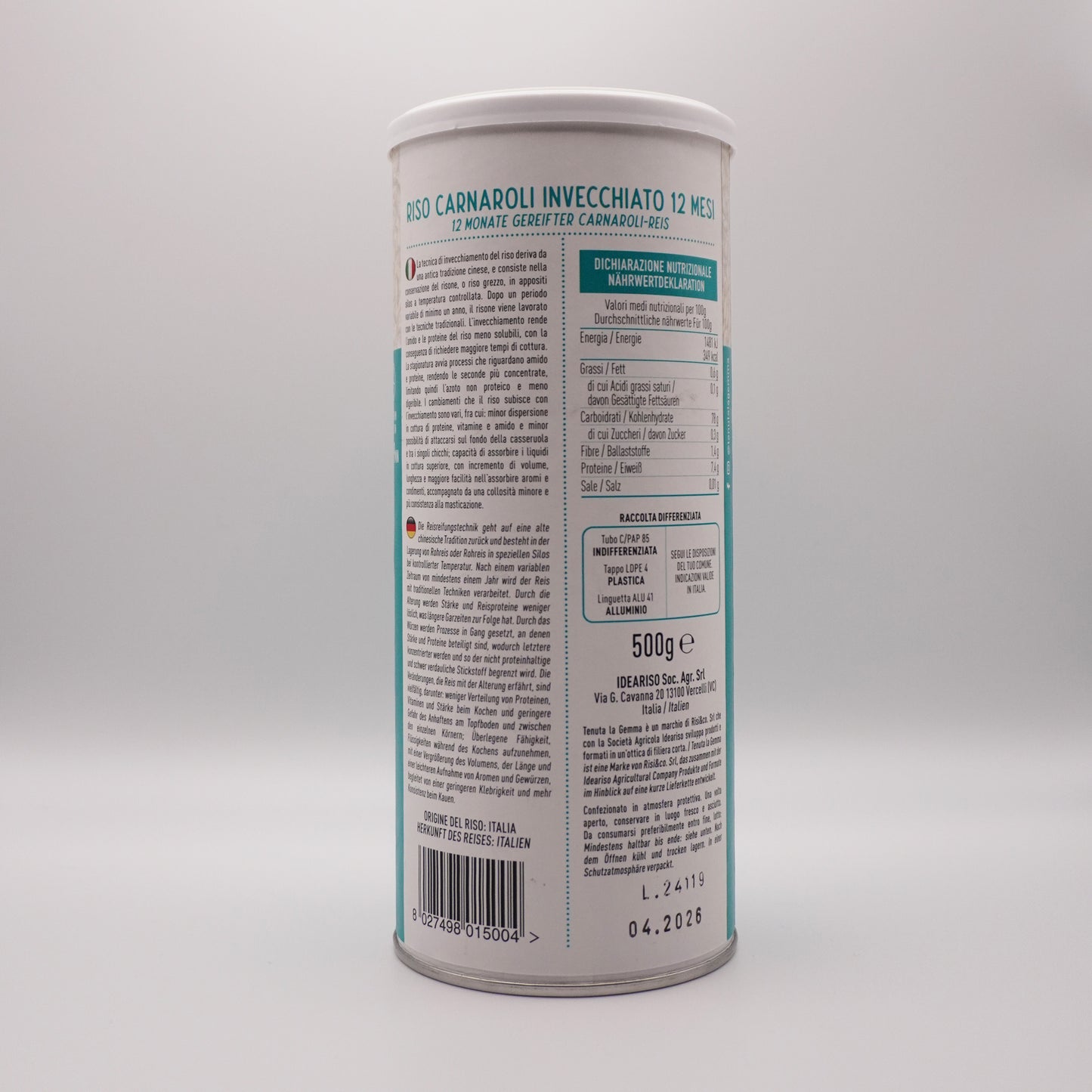 Carnaroli Rice - 500g - La Gemma