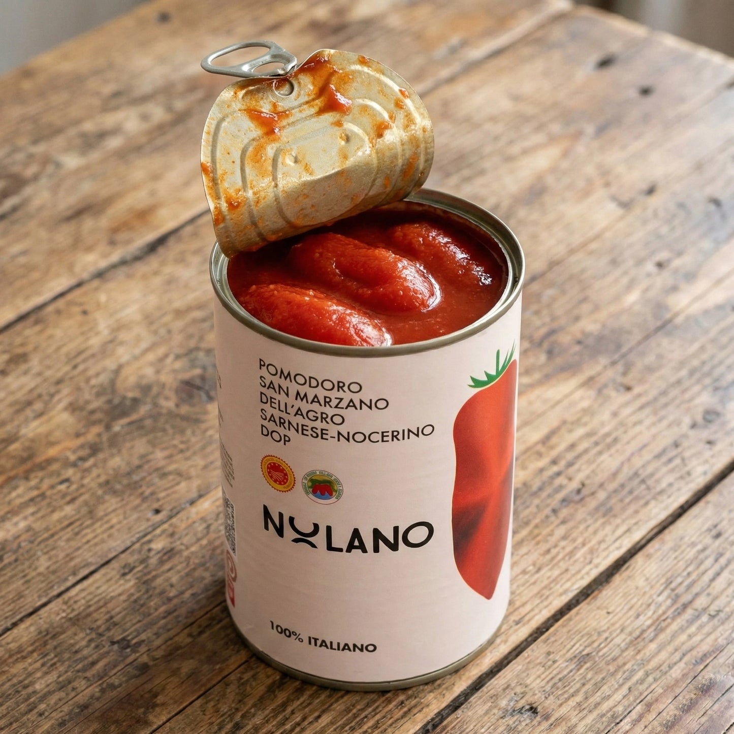 Whole Peeled San Marzano DOP Tomatoes - 400g - Nolano