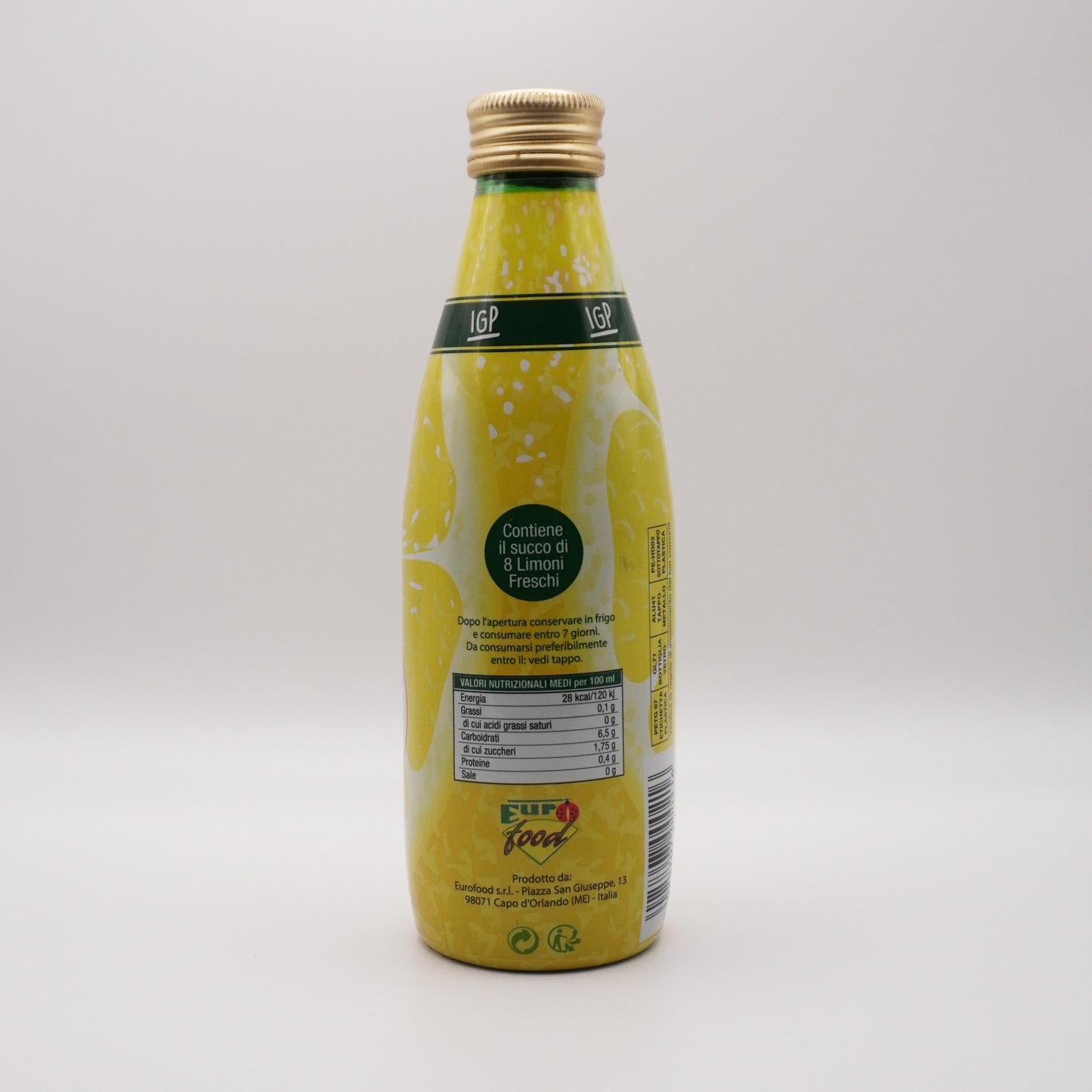 Lemon Juice from Siracusa IGP - 250 ml